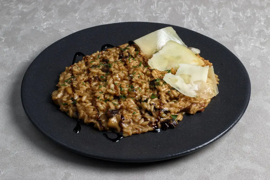 Wild mushroom risotto